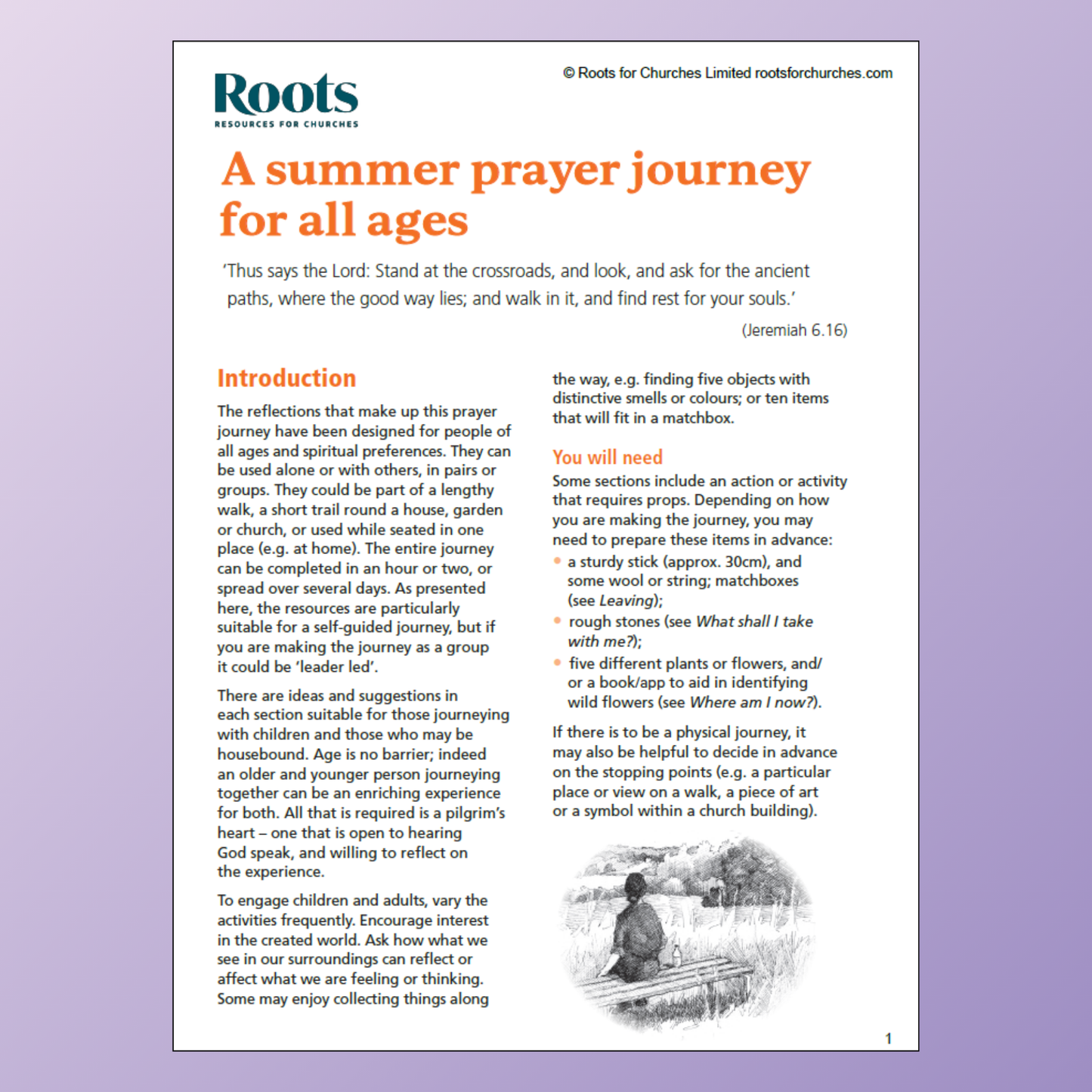 Summer prayer journey for all ages