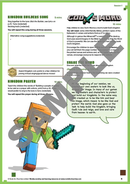 Kingdom Builders: 3-session holiday club