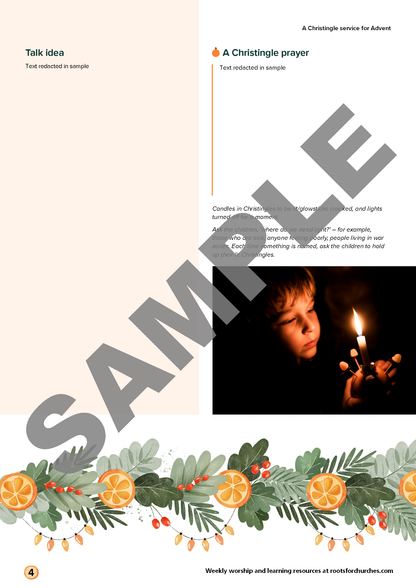 Christingle with a fresh twist: an unexpected addition