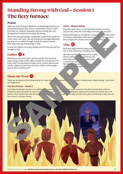 Standing Strong with God: 2-session holiday club