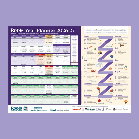 Roots Lectionary Year Planner 2026-27 (free, with postage payable)