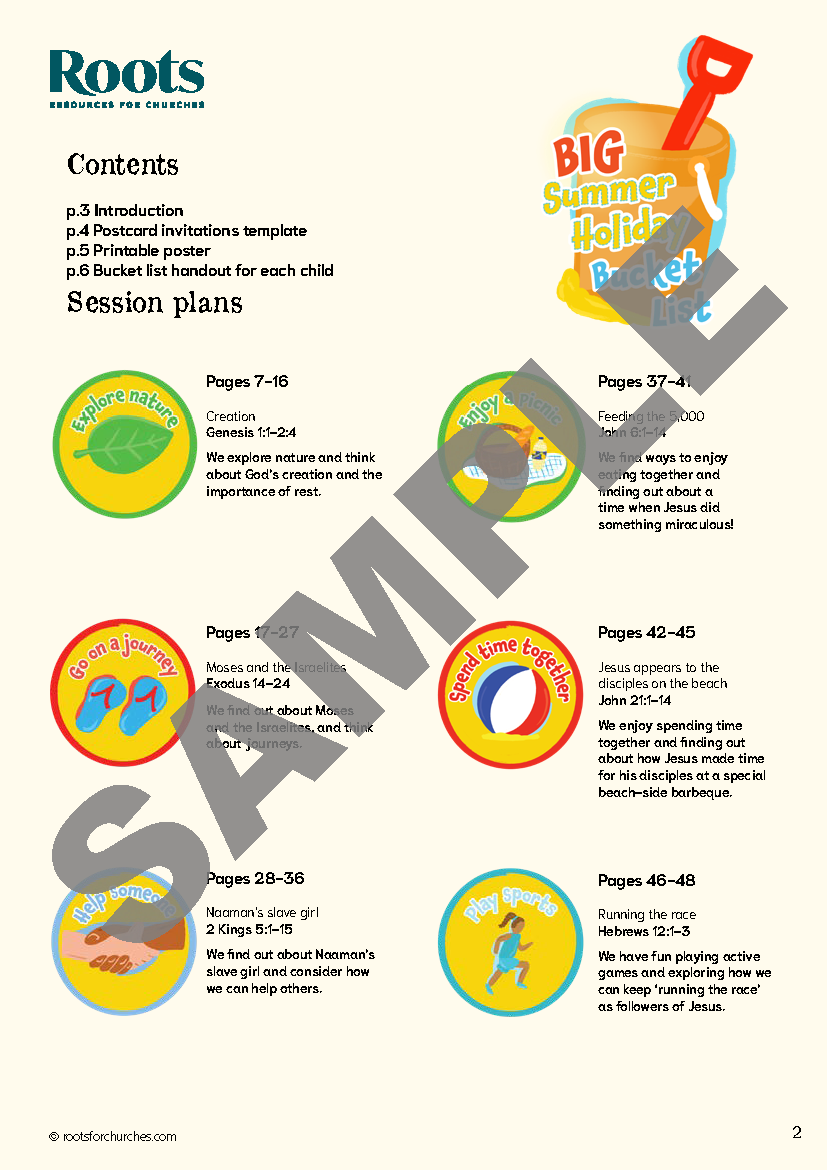 The Big Summer Holiday Bucket List: 6-session holiday club