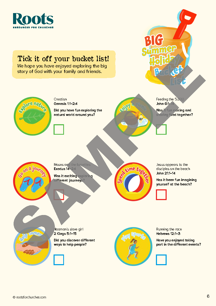 The Big Summer Holiday Bucket List: 6-session holiday club