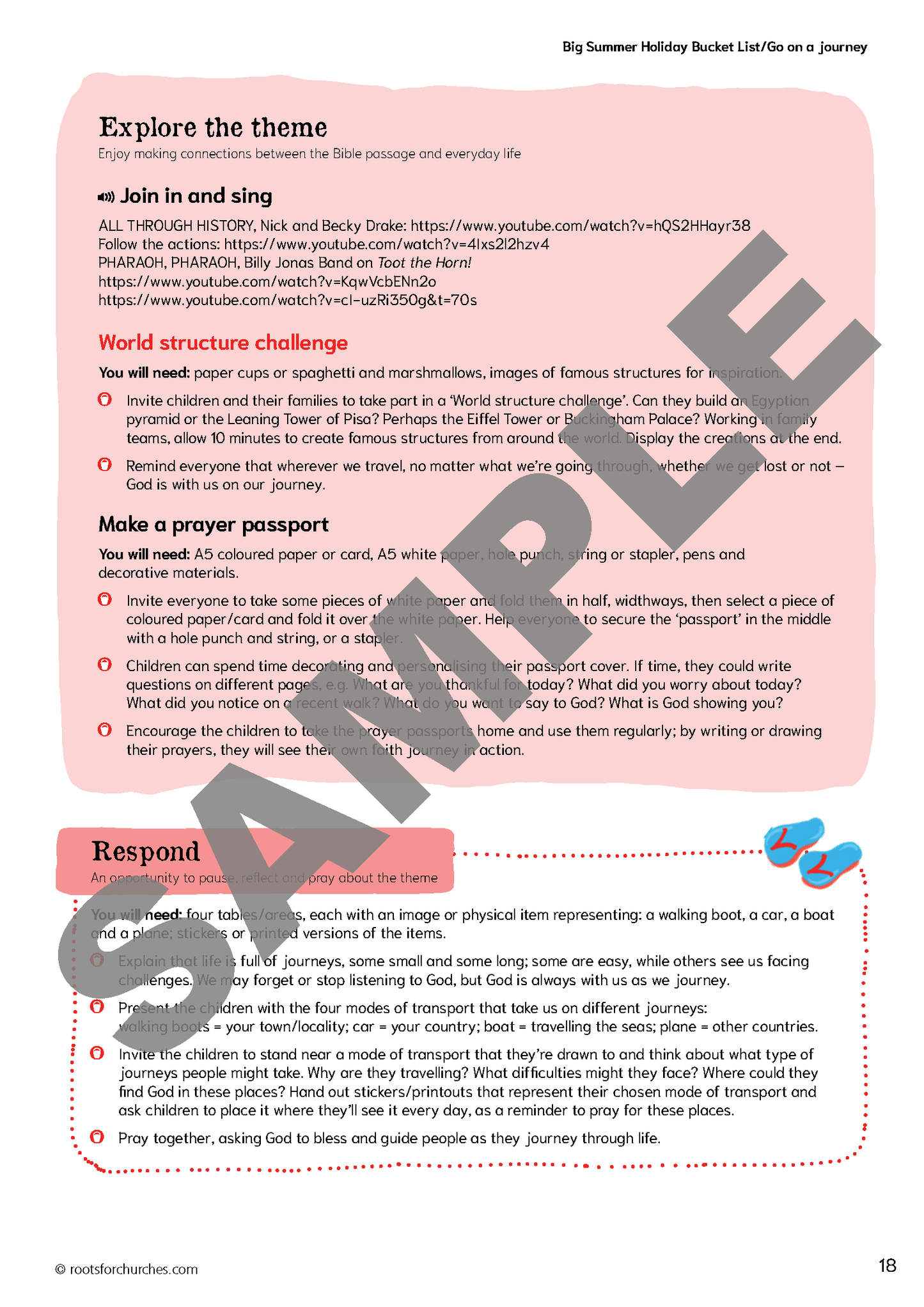 The Big Summer Holiday Bucket List: 6-session holiday club