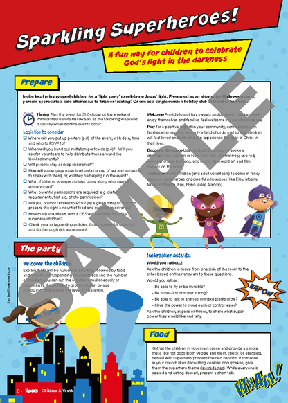 Sparkling Superheroes Holiday Club