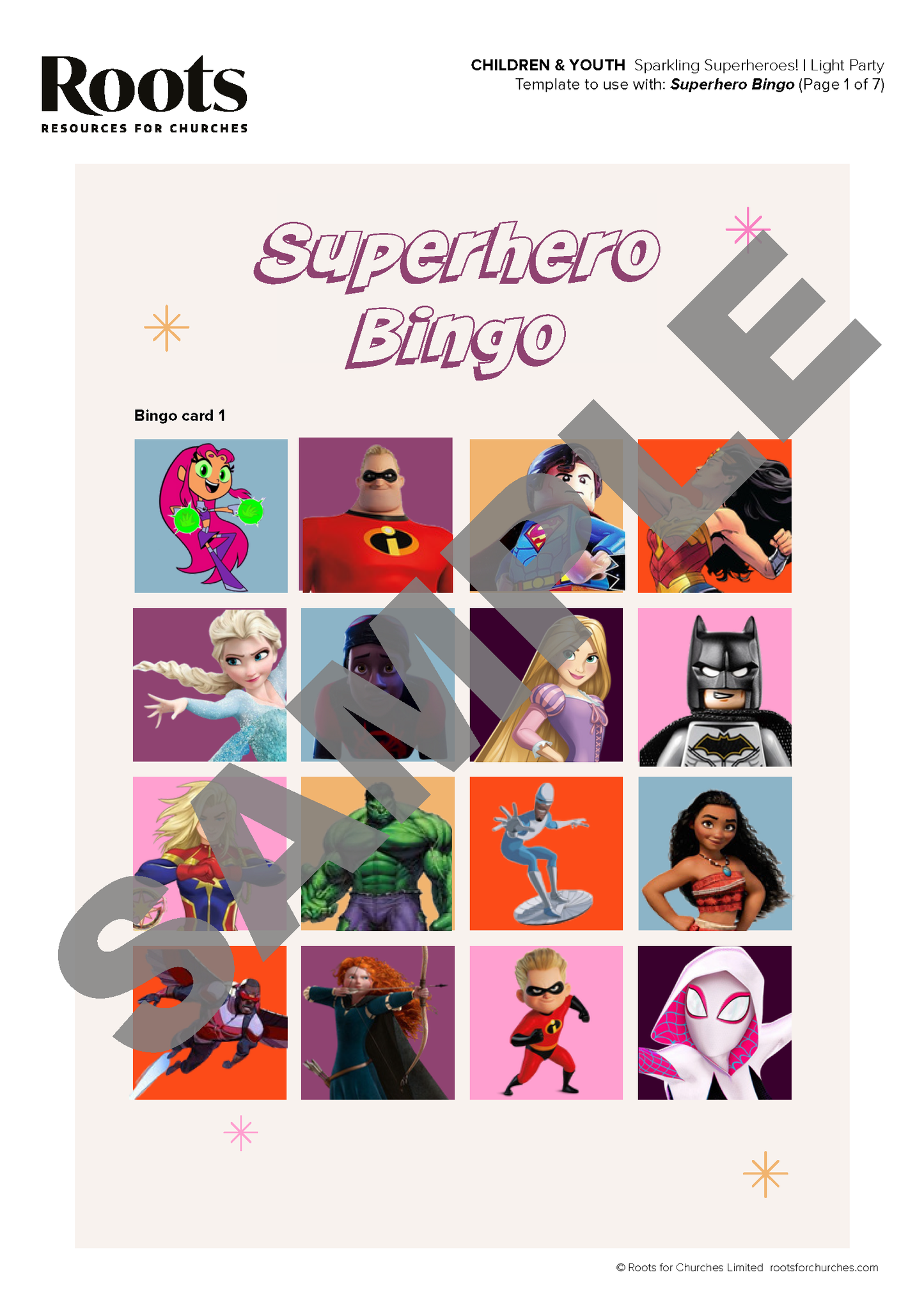 Sparkling Superheroes Holiday Club